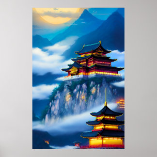 Chinesischer Palast Poster