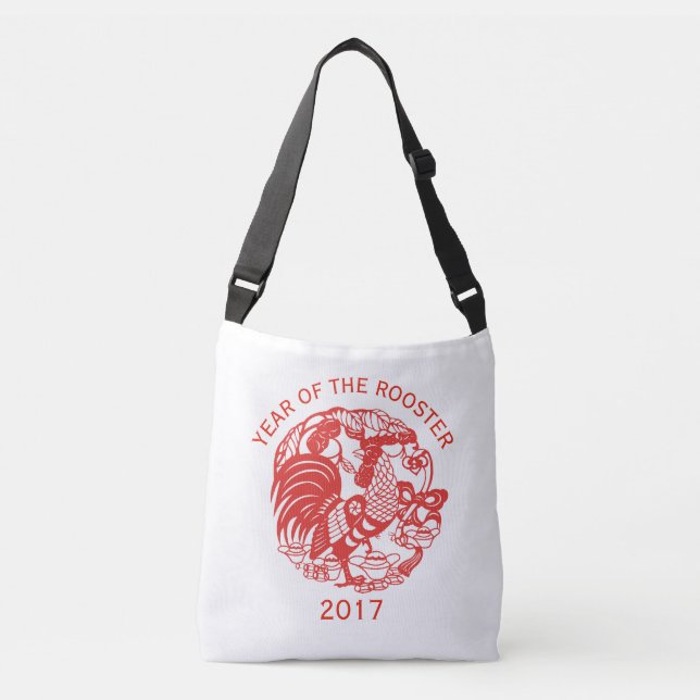 Chinesischer Papierausschnitt - Sammelheft 2017 Tragetaschen Mit Langen Trägern (Vorderseite)