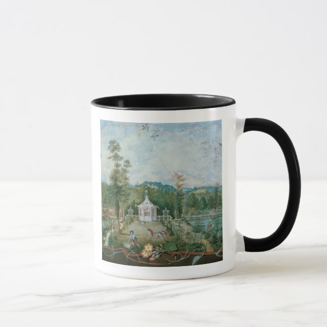 Chinesischer Pavillon in einem englischen Garten, Tasse (Rechts)