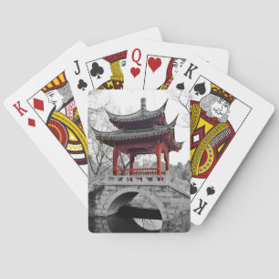 Chinesischer Pavillon Spielkarten
