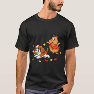 Chinesischer Pferd Cavalier King Charles Spaniel G T-Shirt