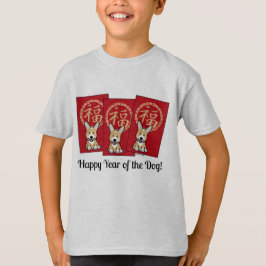 Chinesischer Roter Umschlag Lucky Corgi Jahr des H T-Shirt
