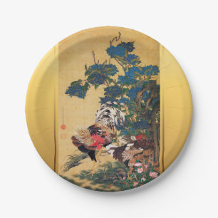 Chinesischer Runderneuerung 2017 Japanisches Kunst Pappteller