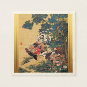 Chinesischer Runderneuerung 2017 Japanisches Kunst Serviette