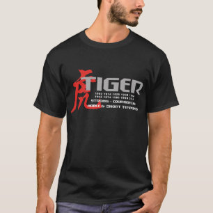 Chinesischer schwarzer T - Shirt des neuen