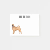 Chinesischer Shar-Pei-Hund-Cartoon