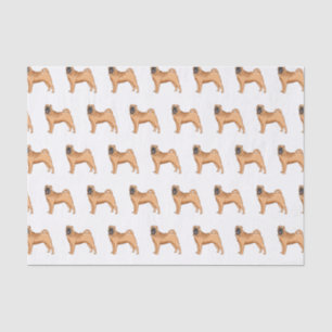 Chinesischer Shar-Pei-Hund-Cartoon Seidenpapier