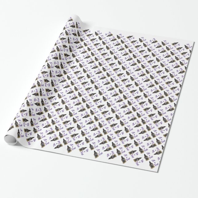 Chinesischer Shar-Pei-Trick Geschenkpapier (Ungerollt)