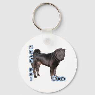 Chinesischer Shar-Pei-Vater 4 - Schlüsselanhänger