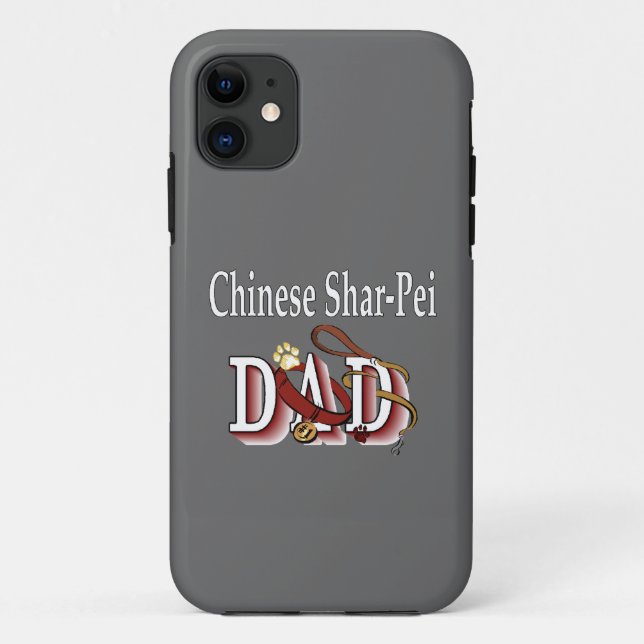 Chinesischer Shar-Pei-VATER Case-Mate iPhone Hülle (Rückseite)