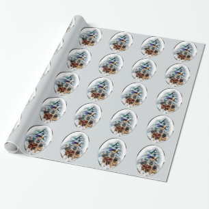 Chinesischer Shar-Pei Weihnachten Geschenkpapier