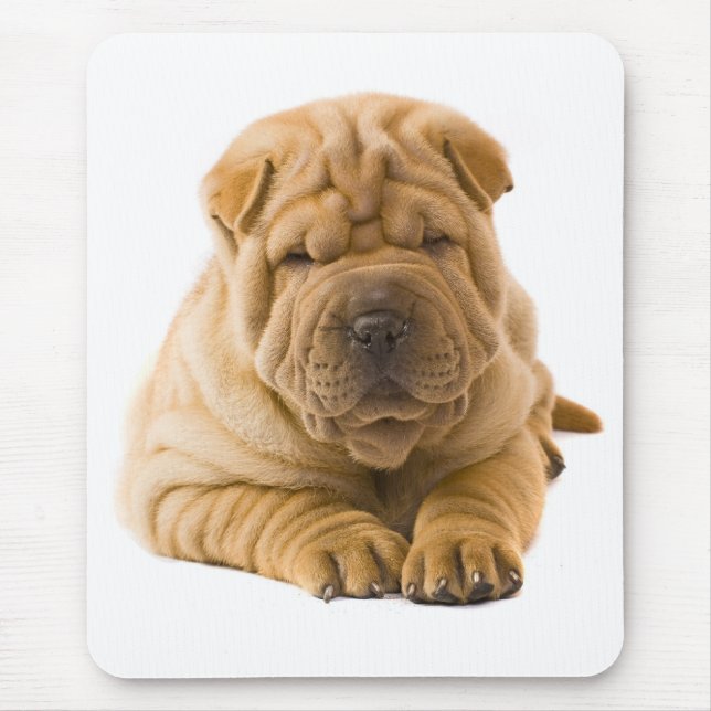 Chinesischer Shirsch Pei Welpe Hund Liebe Mousepad (Vorne)