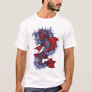 Chinesischer T - Shirt - traditionelles Koi-Kunstw