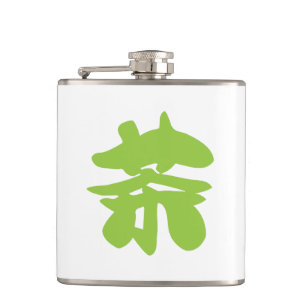 Chinesischer Tee aus Hanzi/Kanji Flachmann