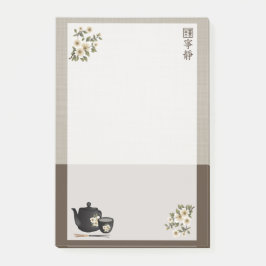 Chinesischer Tee "Serenity" Post-it Klebezettel