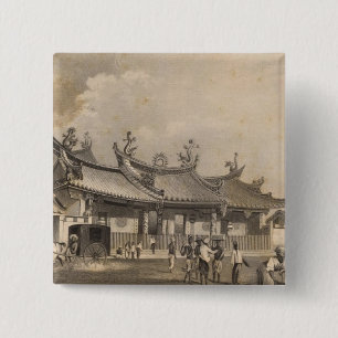 Chinesischer Tempel, Singapur Button
