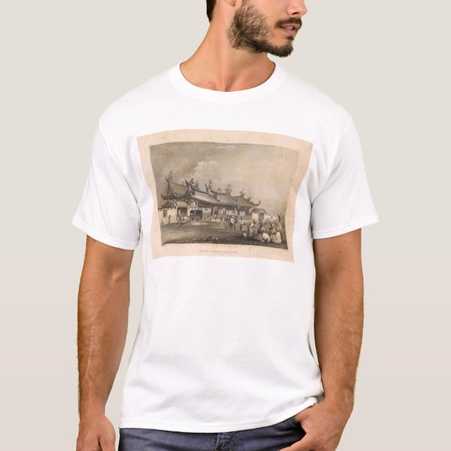 Chinesischer Tempel, Singapur T-Shirt (Vorderseite)
