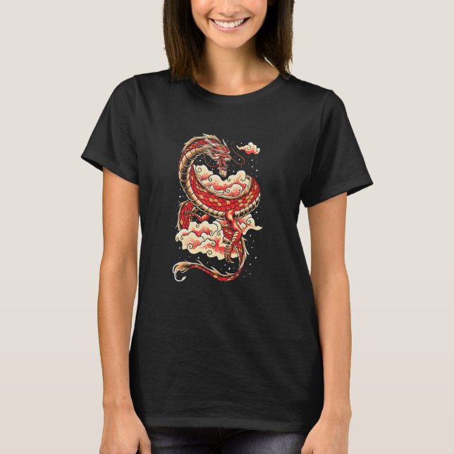 Chinesischer Tierdrache T-Shirt (Vorderseite)