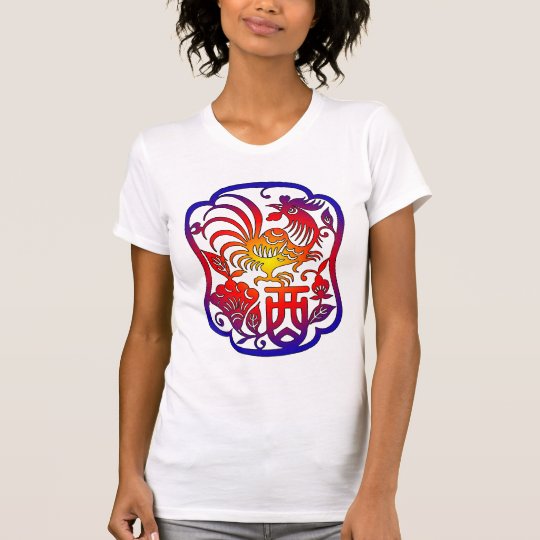 Chinesischer Tierkreis-Hahn T-Shirt