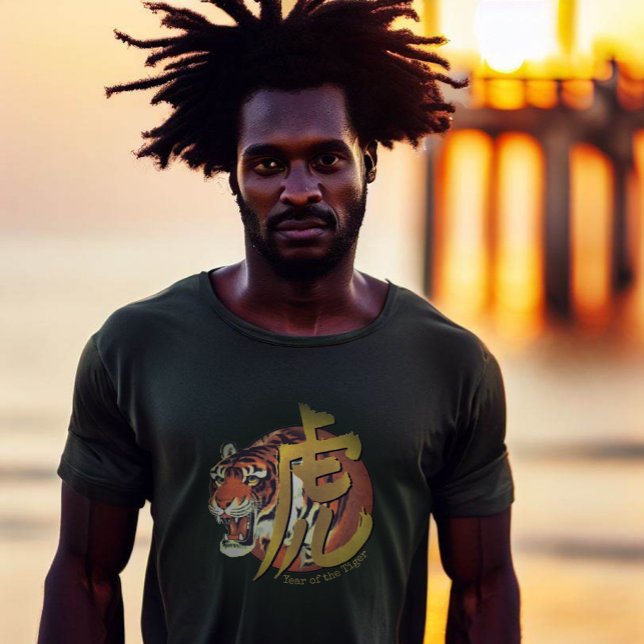 Chinesischer "Tiger"-T - Shirt (Von Creator hochgeladen)