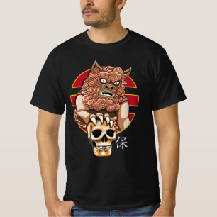 Chinesischer Wächter Löwe - Foo Dog T-Shirt