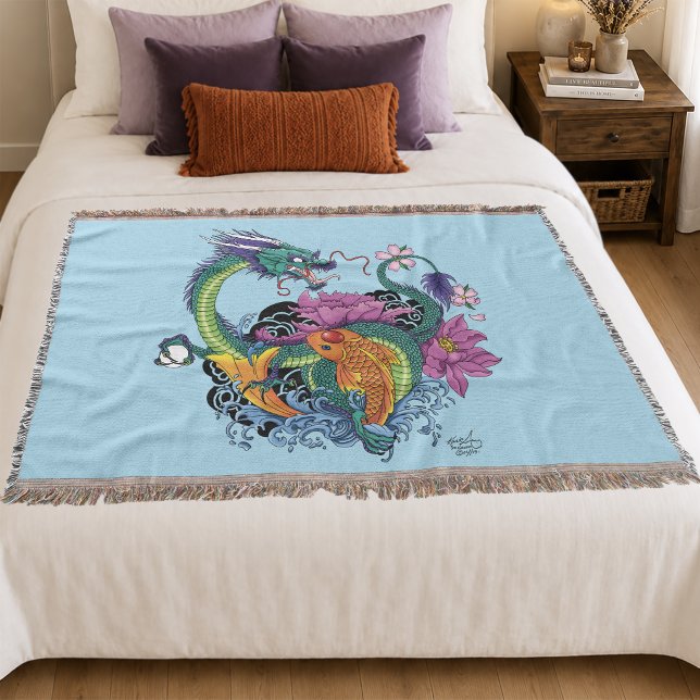 Chinesischer Wasserdrache Koi Fisch Decke (Von Creator hochgeladen)