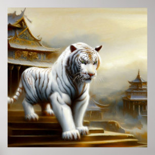 Chinesischer Weißtiger (5) Poster