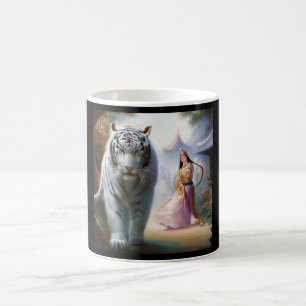 Chinesischer Weißtiger (8) Kaffeetasse