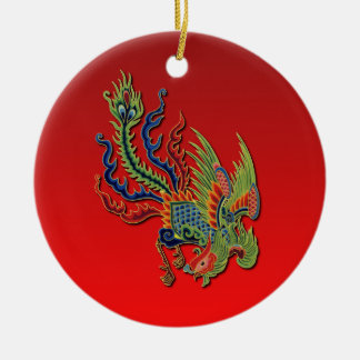 Chinesischer wohlhabender keramik ornament