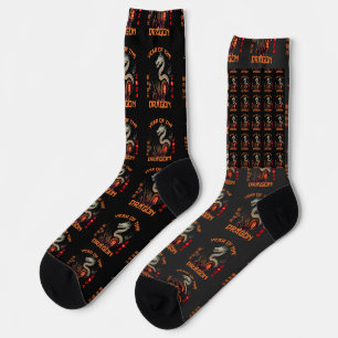 Chinesischer Zodiakdrache 2024 Socken