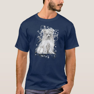Chinesisches Blau mit Haube Notiz: T-Shirt