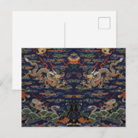 Chinesisches Blue Kesi Dragon Tapestry