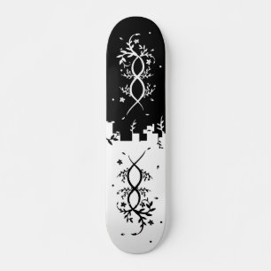 Chinesisches Blumendesign Skateboard