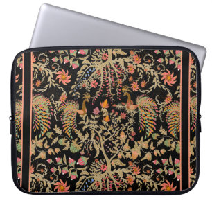Chinesisches Blumenmuster mit schönen Vögeln Laptopschutzhülle
