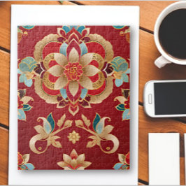 Chinesisches Blumenpuzzle