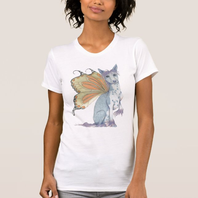 chinesisches butterdog mit Haube T-Shirt (Vorderseite)