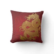 Chinesisches Drache-Gold und Rot
