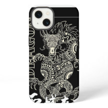 Chinesisches Drache Mandala Zentangle Muster Schwa
