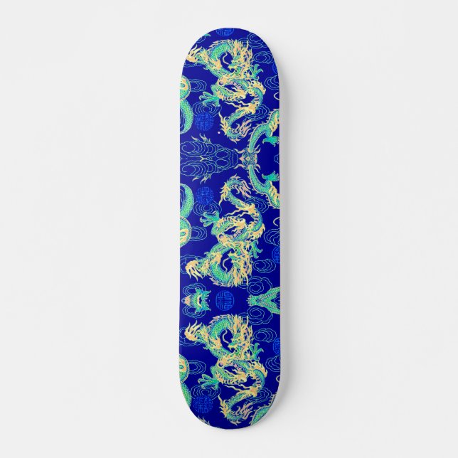 Chinesisches Drachennebel-Element Custom Pro Park  Skateboard (Vorne)