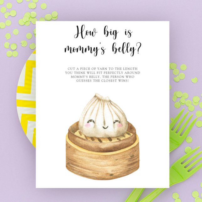 Chinesisches Dumpling - wie groß ist Mama's Bauchs Poster (Von Creator hochgeladen)