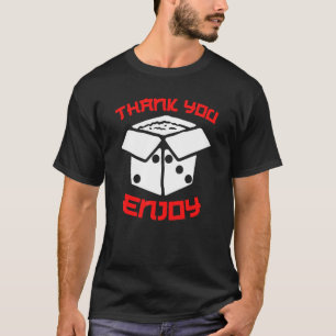 Chinesisches Essen zum Mitnehmen Danke Box Koch As T-Shirt