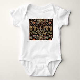 Chinesisches Feen-Blumen-Vogel-Muster Baby Strampler