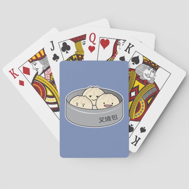 Chinesisches Frühstück der schwachen Summe des Spielkarten (Rückseite)