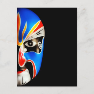 chinesisches Geschenk   Peking Opera Mask Postkarte