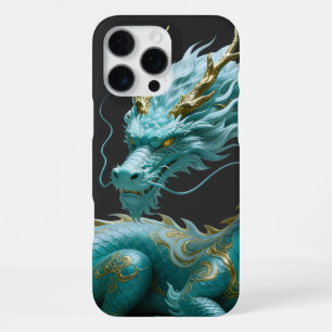 Chinesisches grünes Gold-Drache Kunst Fantasy-Desi iPhone 16 Pro Max Hülle