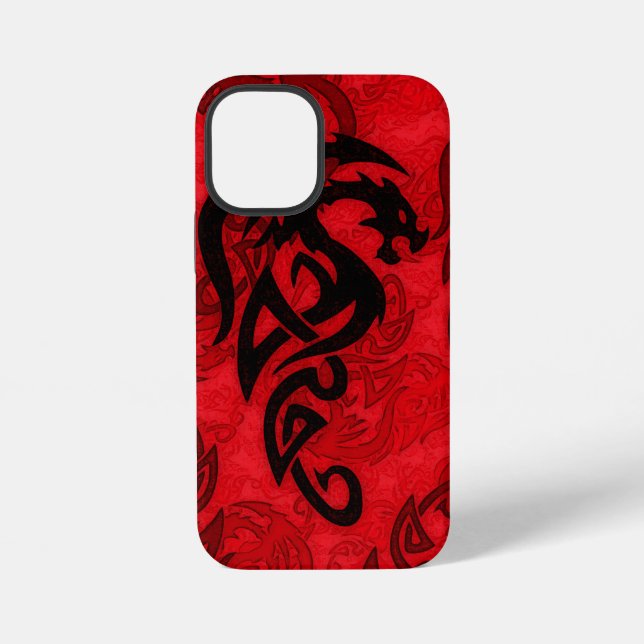 Chinesisches Jahr der Drachenkunst iPhone 12 Mini Hülle (Rückseite)