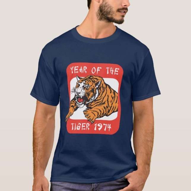 Chinesisches Jahr der dunklen T - Shirts des (Vorderseite)