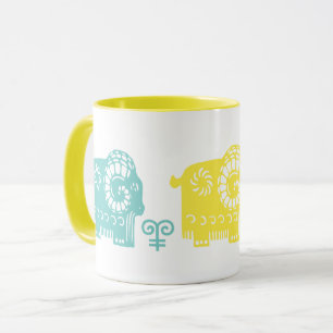 Chinesisches Jahr der RAM-Spaß-Geschenk-Tassen Tasse