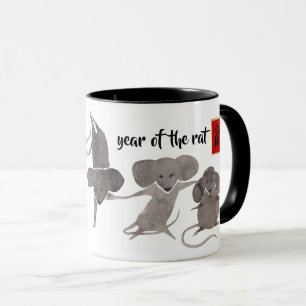 Chinesisches Jahr der Ratte  Zolljahr Tasse