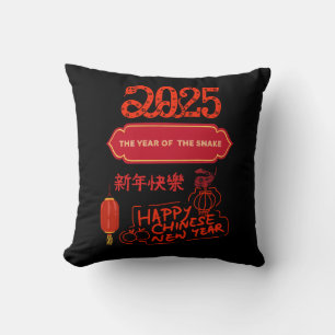 Chinesisches Jahr der Schlange. Kissen